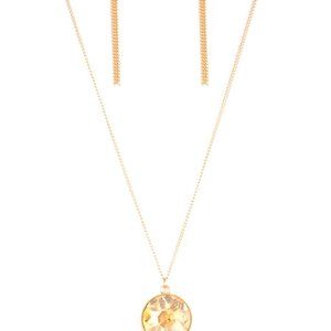 Beautiful Diva - Gold Necklace with Matching Earrings